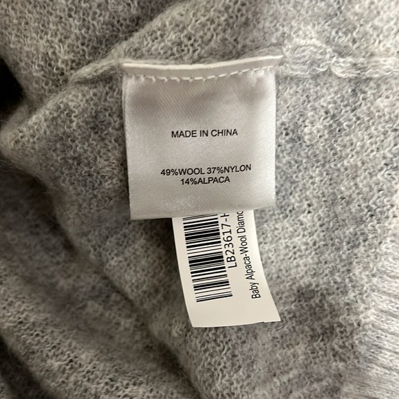 Quince - Baby Alpaca-Wool Diamond Stitch Crew Small - Picture 3 of 6